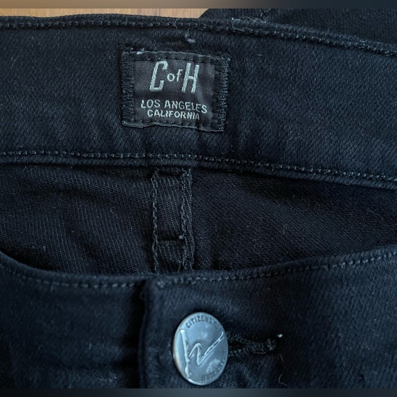 Citizens of Humanity Avedon Slick Skinny Leg black jeans size 32 / 12 - Picture 3 of 8